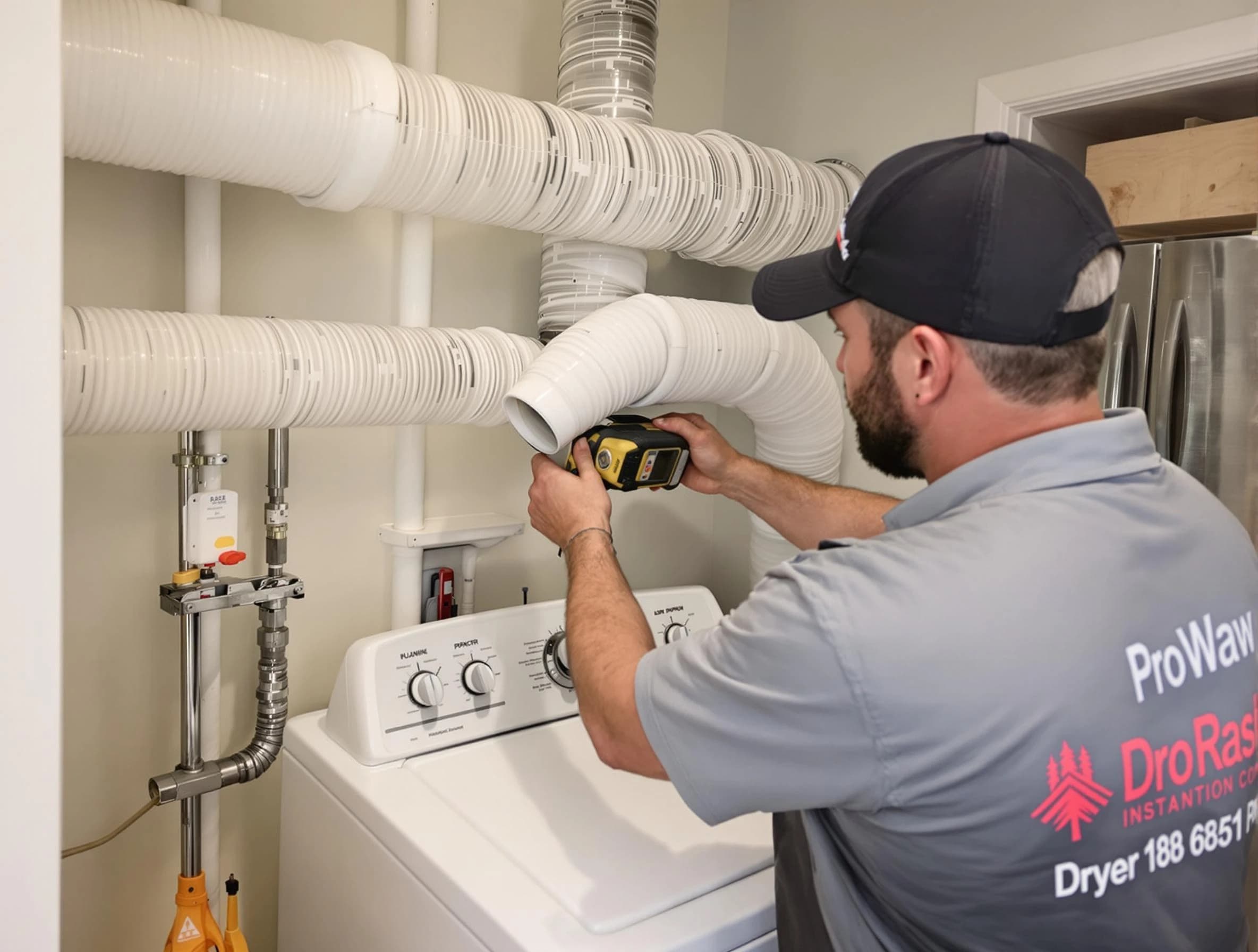 Professional dryer vent hose installation by Tuscaloosa Dryer Vent Cleaning in Tuscaloosa