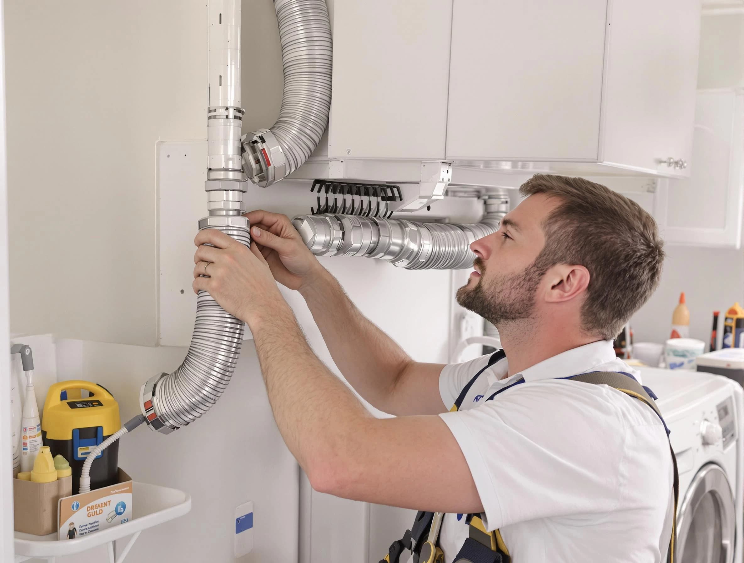 Professional dryer vent repair and installation by Tuscaloosa Dryer Vent Cleaning in Tuscaloosa
