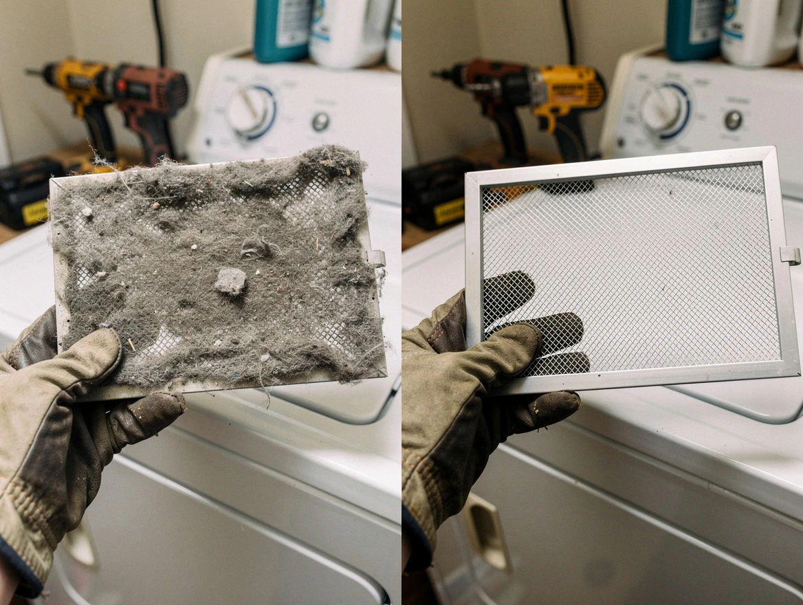Professional lint trap cleaning by Tuscaloosa Dryer Vent Cleaning in Tuscaloosa