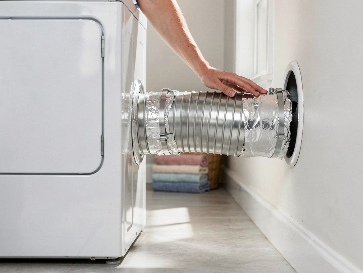Professional dryer vent hose installation by Tuscaloosa Dryer Vent Cleaning in Tuscaloosa